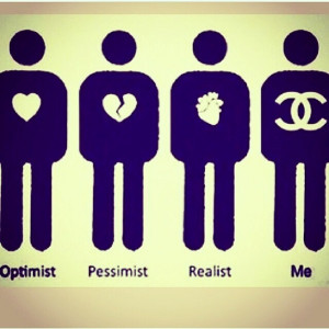 Optimist Pessimist Realist Me