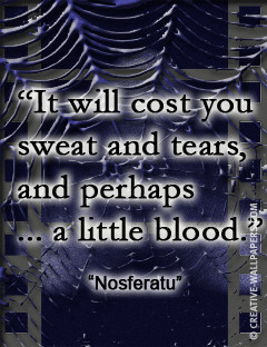 Gothic movie quote Nosferatu