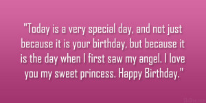 ... day and not just because it is your birthday but because it is the day