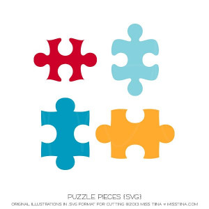 ... Silhouettes Cameo, Puzzle Pieces, Piece Svg, Puzzles Piece, Cut File