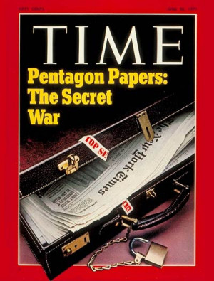 The New York Times began publishing the Pentagon Papers