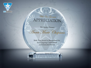 Appreciation Award Plaque Wording