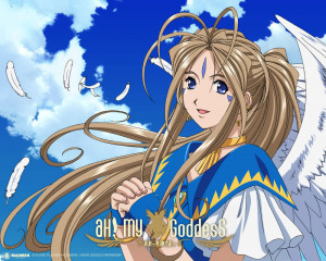 Here are two pictures of Belldandy: