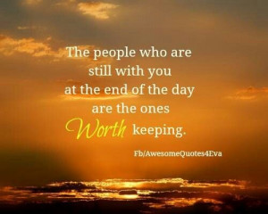 Through thick and thin.