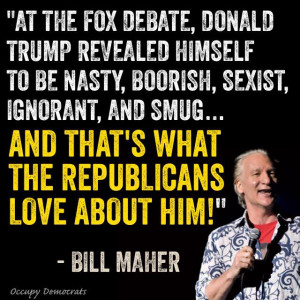 Bill Maher on Donald Trump -