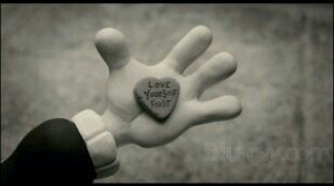 Love yourself first...Mary and Max quote