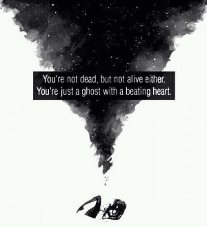 anxiety, black and white, broken, depression, quote, quotes, sad