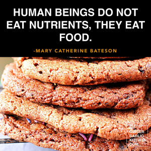 Mary Catherine Bateson Quote about Food