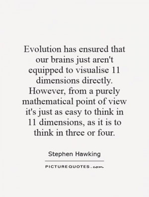 Stephen Hawking Quotes On Evolution