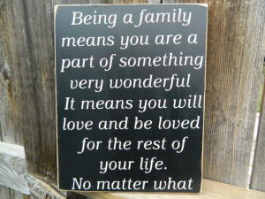 Inspirational QuoteFamily wood sign by BuzzingBeesCrafts on Etsy, $15 ...