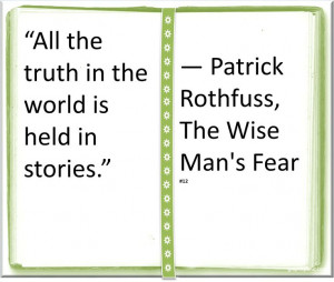 Patrick Rothfuss ♥ ~ #Quote #Author #Stories