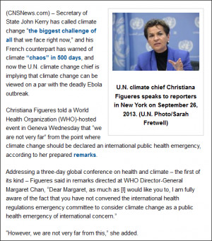 ... Far' from Considering 'Climate Change as a Public Health Emergency