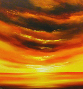 Quotes About Belief Beautiful Orange Sunset The Beach With