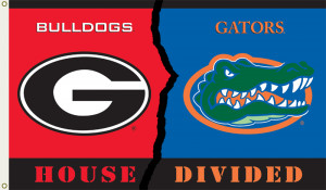 GEORGIA FLORIDA Rivalry House Divided Flag