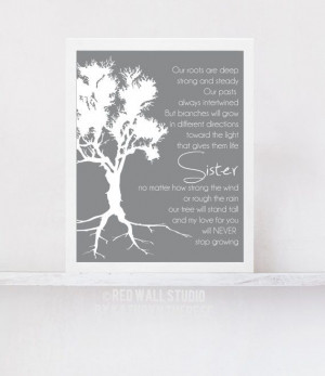 for Sister of Bride Roots Family Tree, Sister Poem - Maid of Honor ...