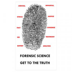CafePress > Wall Art > Posters > Forensic Science Poster