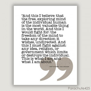 Steinbeck QUOTE PRINT East of Eden typographic by Parachute425, $12.50