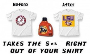 LSU vs. Alabama Funny Facebook Pictures 2012 [PHOTOS]