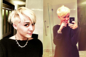 Miley Cyrus s'est rasé la tête à la façon Skrillex !