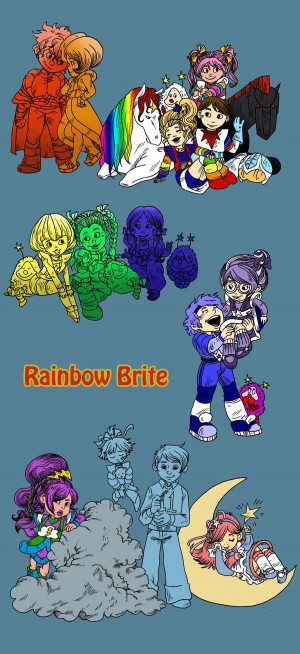 Rainbow Brite Cupcake Credited