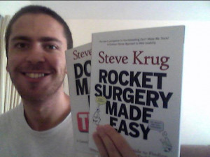 ... with Rocket Surgery Made Easy and Don't Make Me Think, by Steve Krug