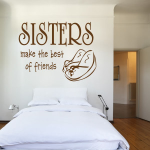 Home / Sisters Wall Sticker Quote Wall Art