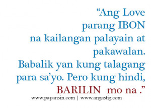 Parang ibon Tagalog Love Quotes Relasyon Problem Quotes