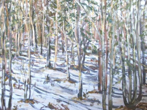 Spring Thaw quot painting in acrylic