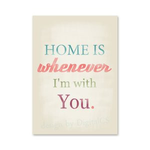 ... Quote art Valentine Card, Love quote. 5x7 printable card for Valentine