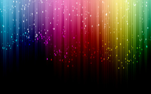 Rainbow Glitter Paper