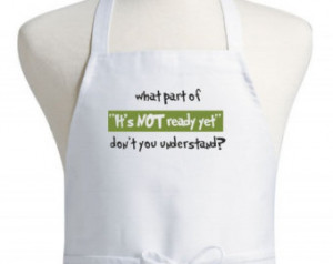 Novelty Cooking Aprons With Funny Sayings