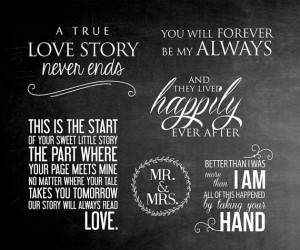 Word Overlays - Love Wedding Phrases Photo Overlay - Text Photo ...