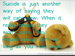 Suicide Quote