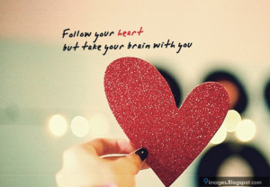 Quote, heart, girly, cute, red art