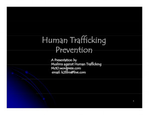 Human trafficking prevention