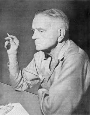 ADMIRAL WILLIAM F. HALSEY photographed during a shipboard conference.