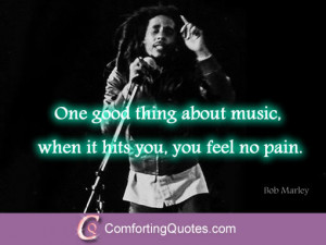 Quote about Music and Pain