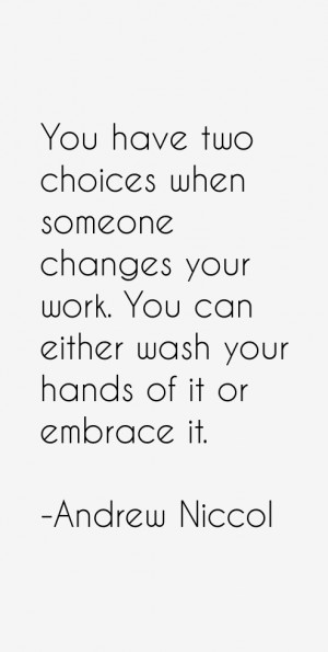 Andrew Niccol Quotes amp Sayings