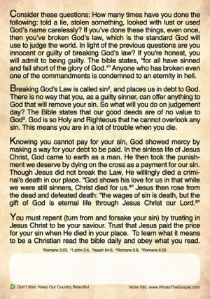 Famous Quotes A6 Gospel Tract
