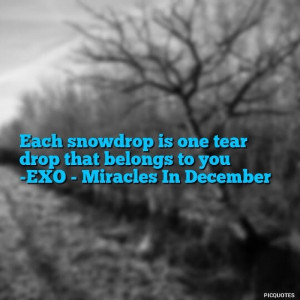 to you~ √ EXO - Miracles In December { #exo #exom #exok #xiumin ...
