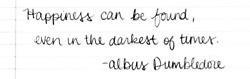 harry potter quote submission JK Rowling albus dumbledore