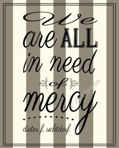 INSTANT DOWNLOAD quote neutral stripes Home Decor Wall Art about mercy ...