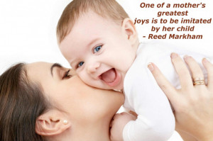Mothers Day Quotes: Mom And Baby Playing