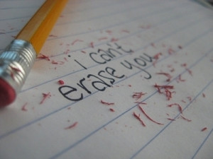 erase, love, pencil, quotes, separate with comma, text