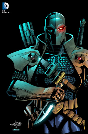 Deathstroke by Jovenal Mendoza colored by Dany-Morales