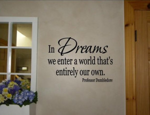 ... 'In Dreams we enter...Professor Dumbledore' on Wish, check it out
