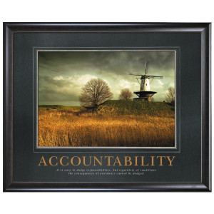 Accountability Windmill Motivational Poster (732922)