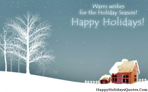 Happy Holiday Greetings Messages 2014