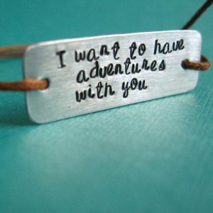 Want Adventures With You Bracelet