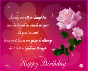 Birthday wishes for daughter, birthday wish for daughter